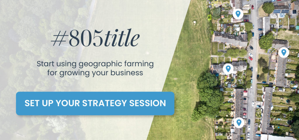Strategy for geographic farming